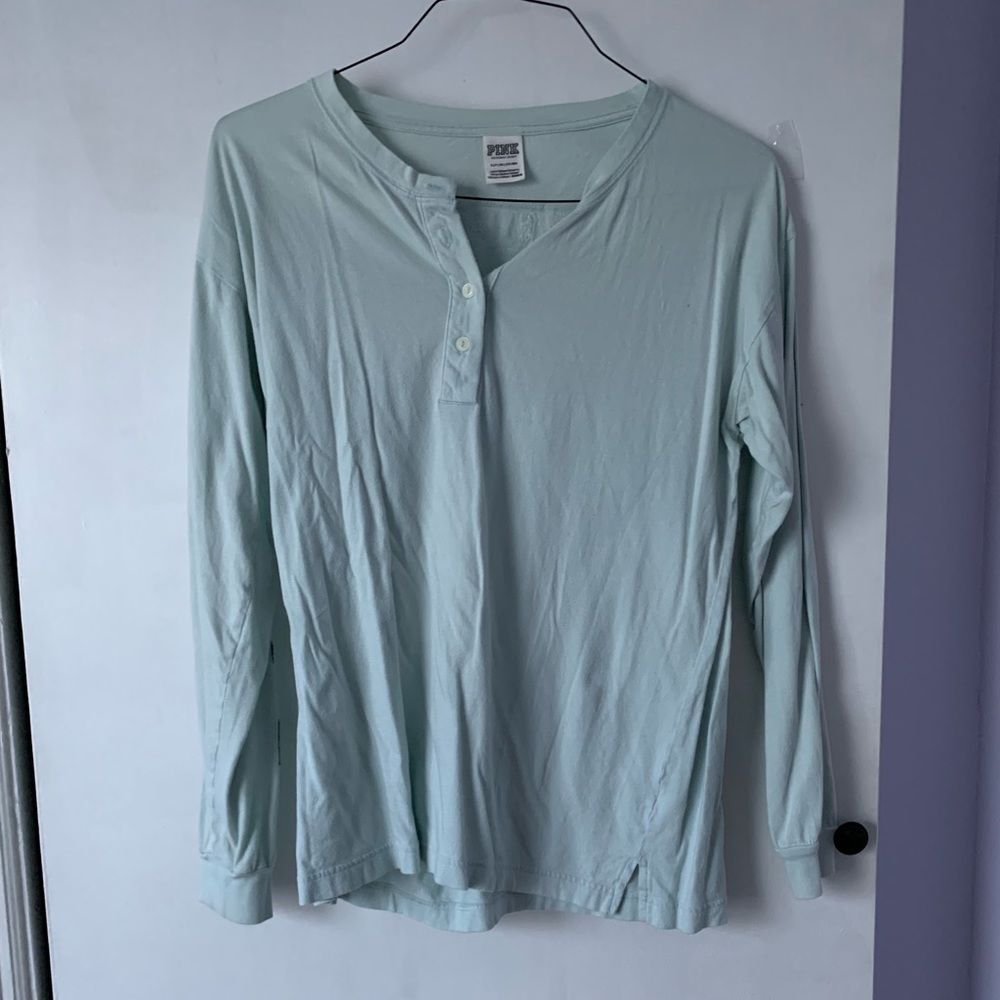 Pink blue long sleeve.